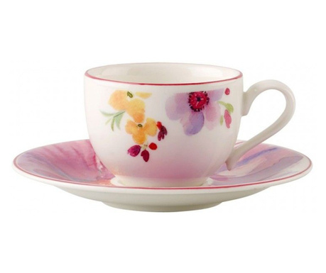 Ceasca espresso cu farfurie Mariefleur Basic, Villeroy&Boch-179844/179851