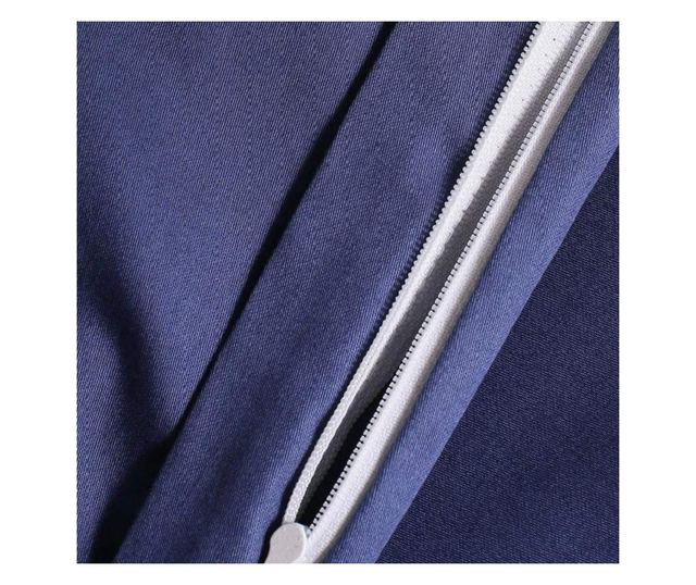 Спално бельо Satin Simply Dark Blue 140x200