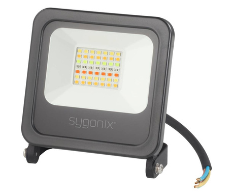 Sygonix SY-4782324 LED-es RGBW kültéri fényszóró fekete
