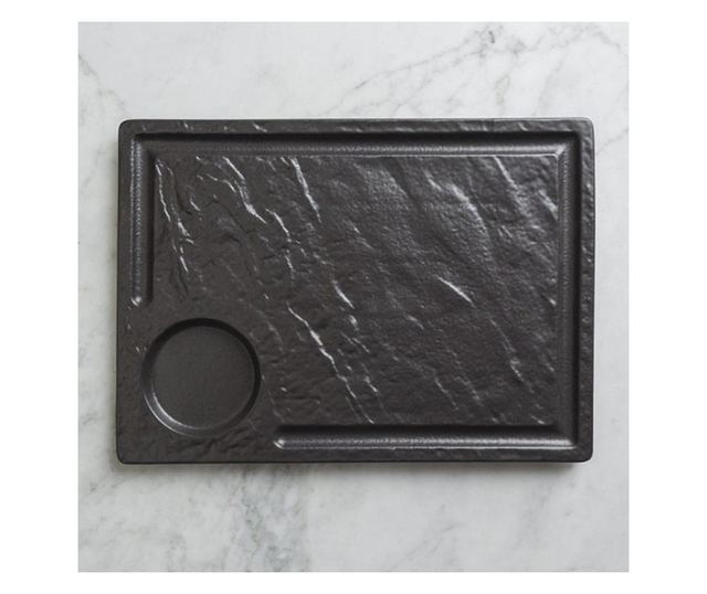 Чиния за сервиране на стек или бургер Vulcania, 33x24 см