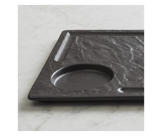 Чиния за сервиране на стек или бургер Vulcania, 33x24 см