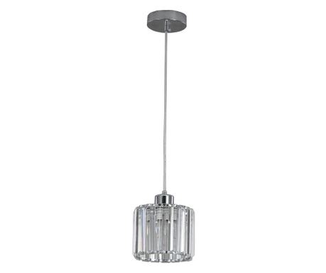 Agora Lighting, KWARC, Függőlámpa, 1 x E27, Króm, Átmérő: 15cm