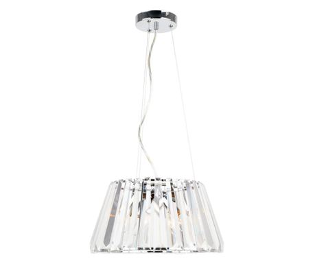 Agora Lighting, KWARC, Függesztett lámpa, 3 izzós, E27, Króm, Átmérő: 37cm