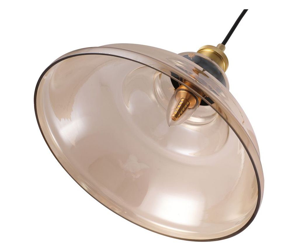 Agora Lighting, AXEL, Viseča svetilka, 1 x E27, Jantarna, Premer: 28 cm - 3