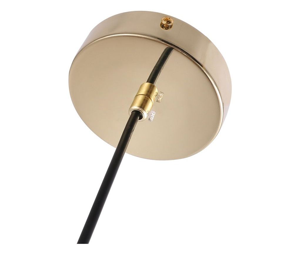 Agora Lighting, AXEL, Viseča svetilka, 1 x E27, Jantarna, Premer: 28 cm - 2
