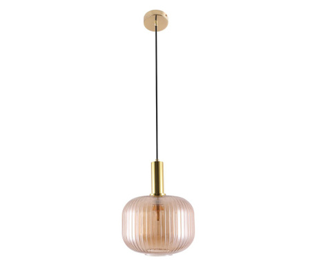 Lampa suspendata FRANCESCO design modern, abajur chihlimbar