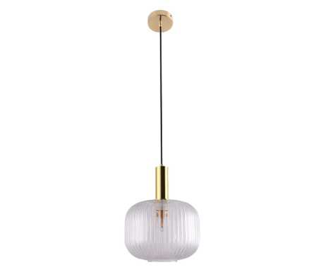 Lampa suspendata FRANCESCO design modern, abajur transparent