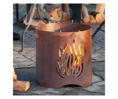 RedFire Ročno izdelano jekleno kurišče Corten "Kiruna"