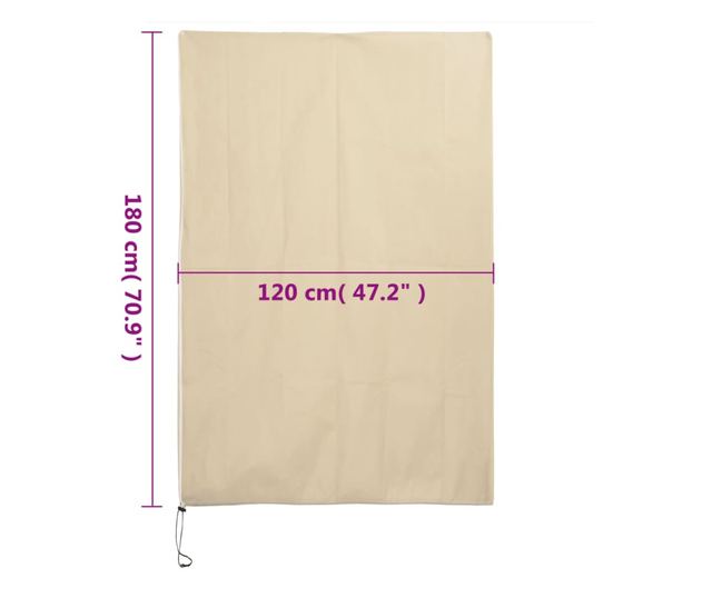 2 db növényvédő huzat cipzárral 70 g/m² 1,2x1,8 m