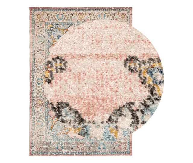 ARBIZU többszínű vintage stílusú bel-/kültéri szőnyeg 160x230cm