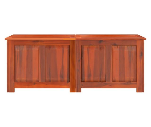 barna tömör akácfa tárolóláda fedéllel