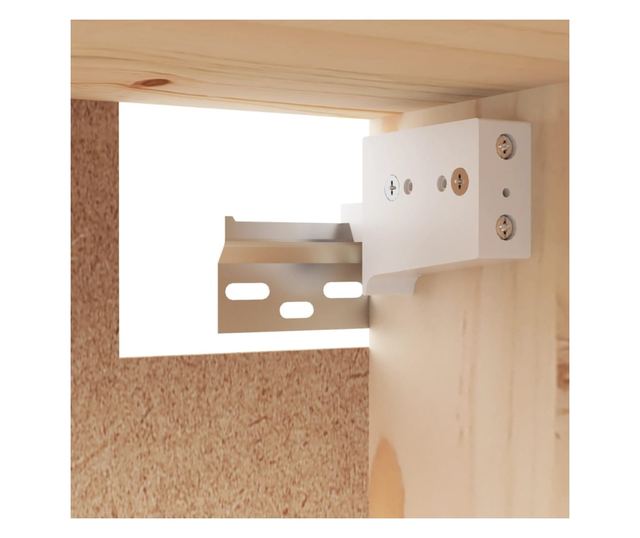 TV komode, 3 kom., masivno drvo bora