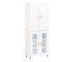 Visoka ormar, bijela, 69,5x34x180 cm, kompozitno drvo thumbnail 2