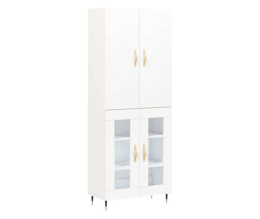 Visoka ormar, bijela, 69,5x34x180 cm, kompozitno drvo - 2