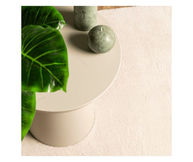 HUARTE bézs rövid szálú puha és mosható szőnyeg 160 x 230 cm