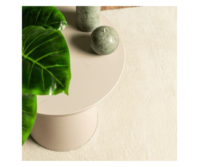 HUARTE krémszínű rövid szálú puha és mosható szőnyeg 200x280 cm