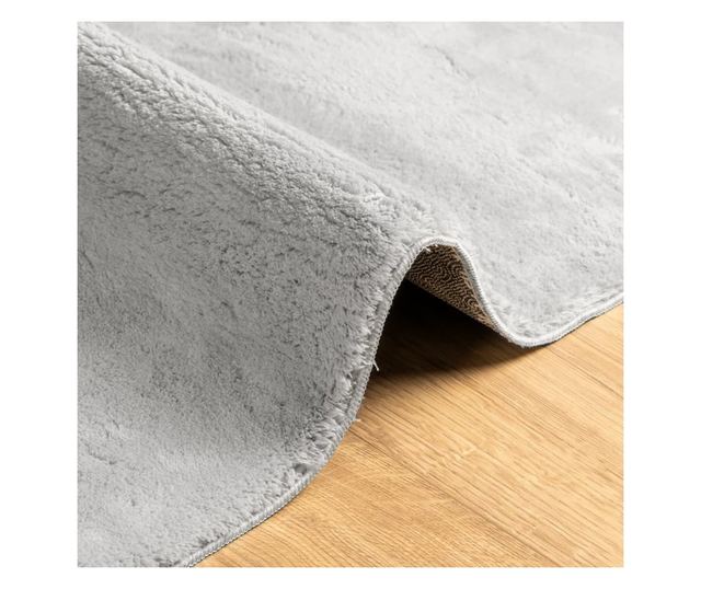 HUARTE szürke rövid szálú puha és mosható szőnyeg 240 x 340 cm