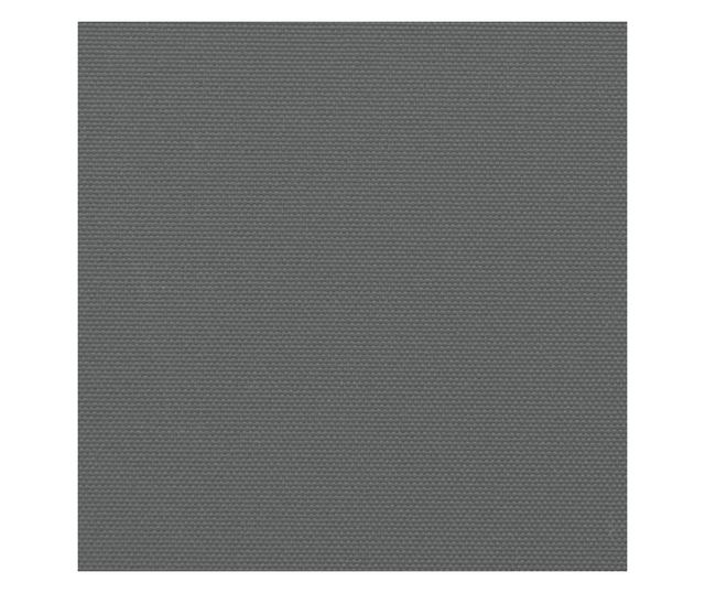 antracitszürke behúzható oldalsó napellenző 180 x 1200 cm