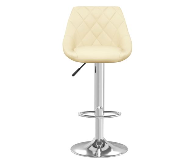 Barski stoli, 2 kosa, kremni, umetno usnje