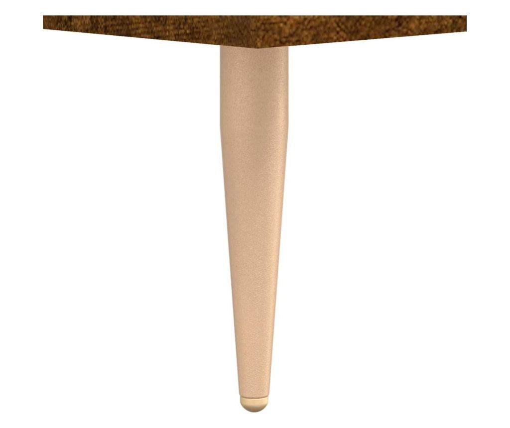 Ormarić, dimljeni hrast, 34,5x34x90 cm, Konstruirano drvo - 11