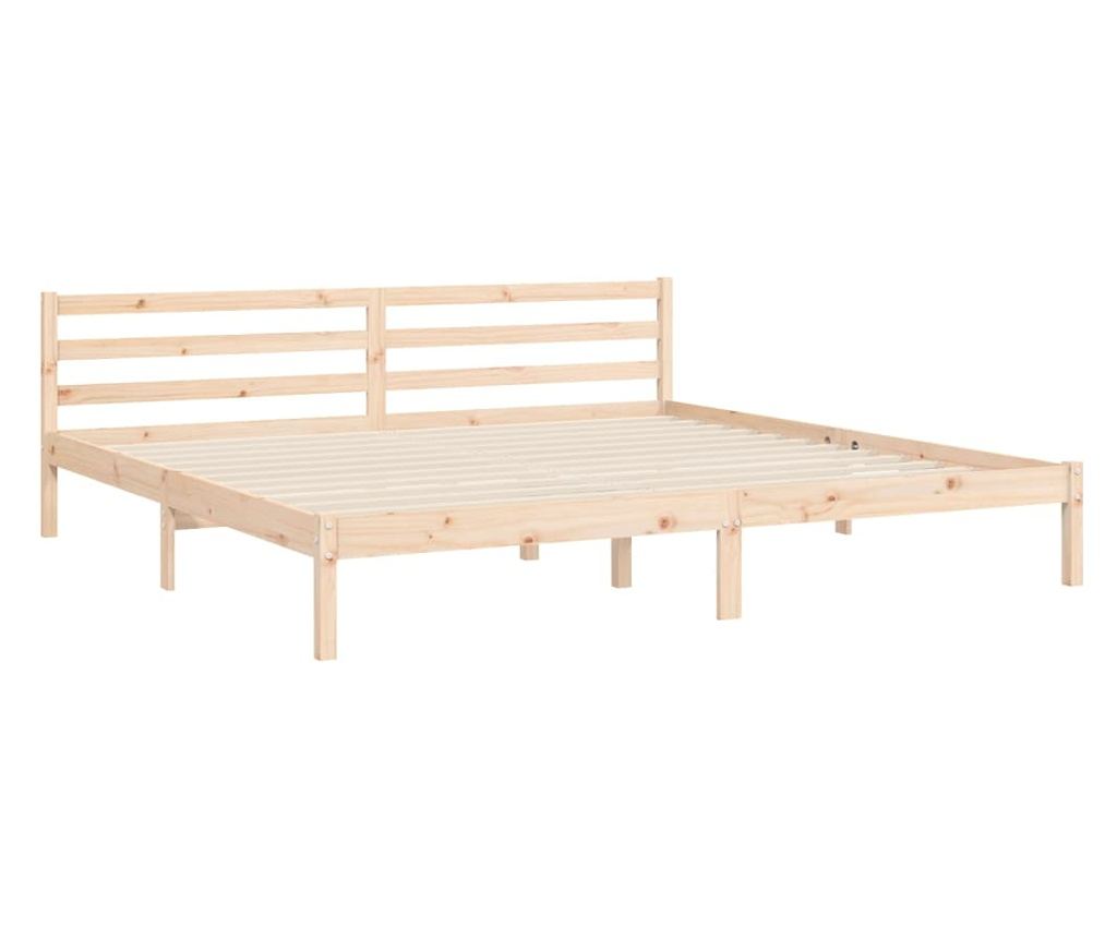 Рамка за легло с табла 200x200 см, масив бор - 8