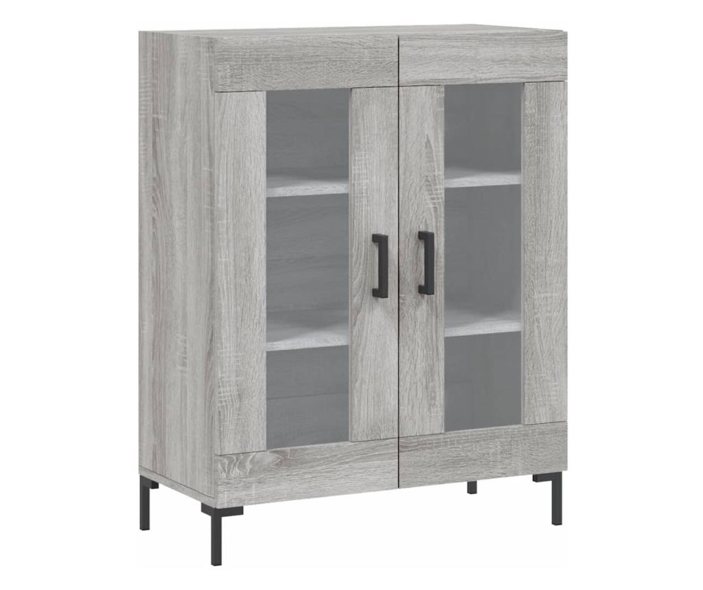 Visoka ormar, siva sonoma, 69,5x34x180 cm, kompozitno drvo - 7