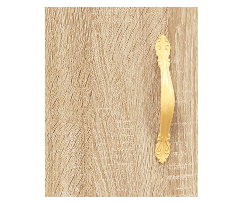 Visoka ormar, hrast sonoma, 69,5x34x180 cm, kompozitno drvo - 10