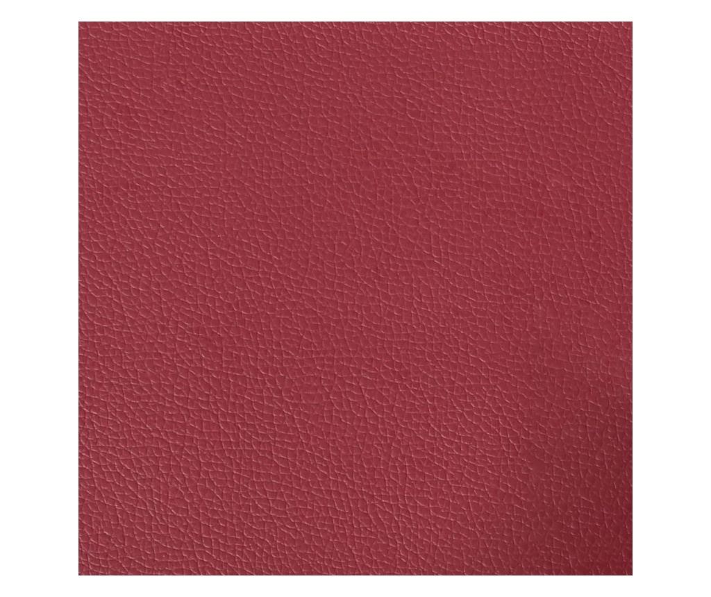 Фотьойл, цвят бордо, 63x76x80 см, изкуствена кожа - 7