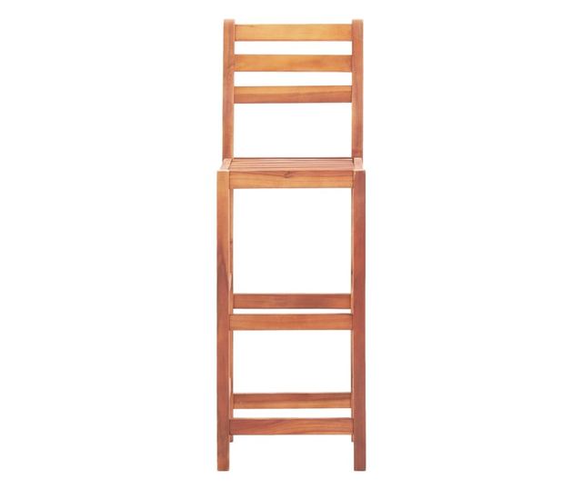 Barski stoli, 2 kosa, trden akacijev les