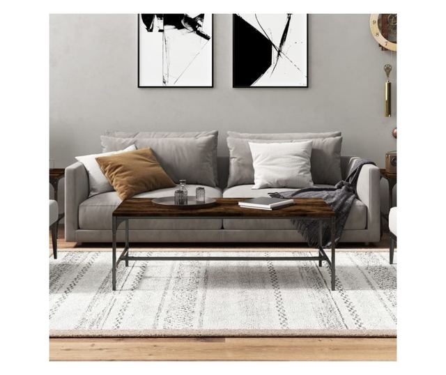 Kvzasztal, fstlttlgy, 100x50x35 cm, feldolgozott fa
