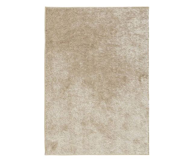 ISTAN bézs hosszú szálú fényes szőnyeg 160 x 230 cm