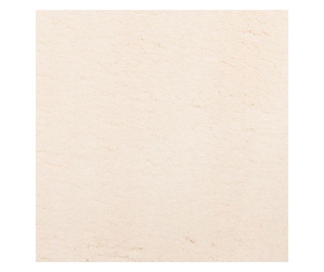 HUARTE bézs rövid szálú puha és mosható szőnyeg Ø 120 cm