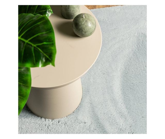 HUARTE kék rövid szálú puha és mosható szőnyeg 120 x 170 cm