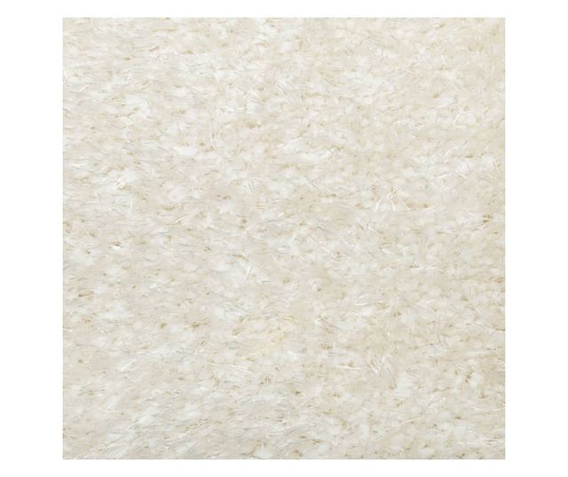 ISTAN krémszínű hosszú szálú fényes szőnyeg 240 x 340 cm