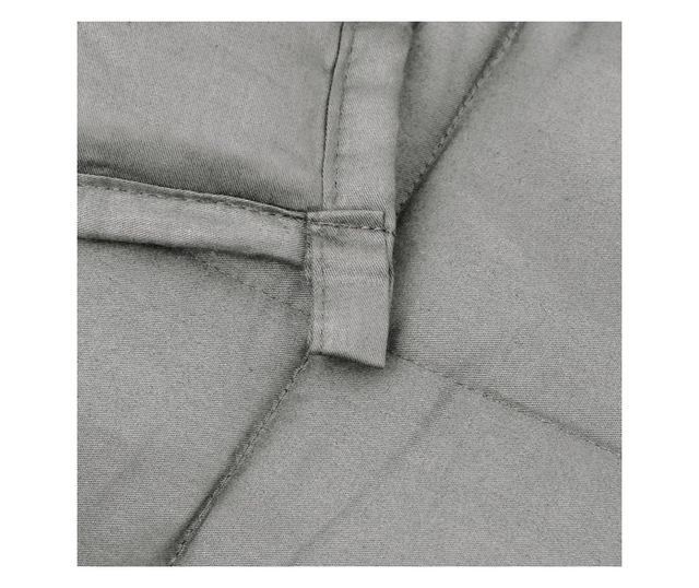 Утежечено одеяло, сиво, 152x203 см, 11 кг, текстил