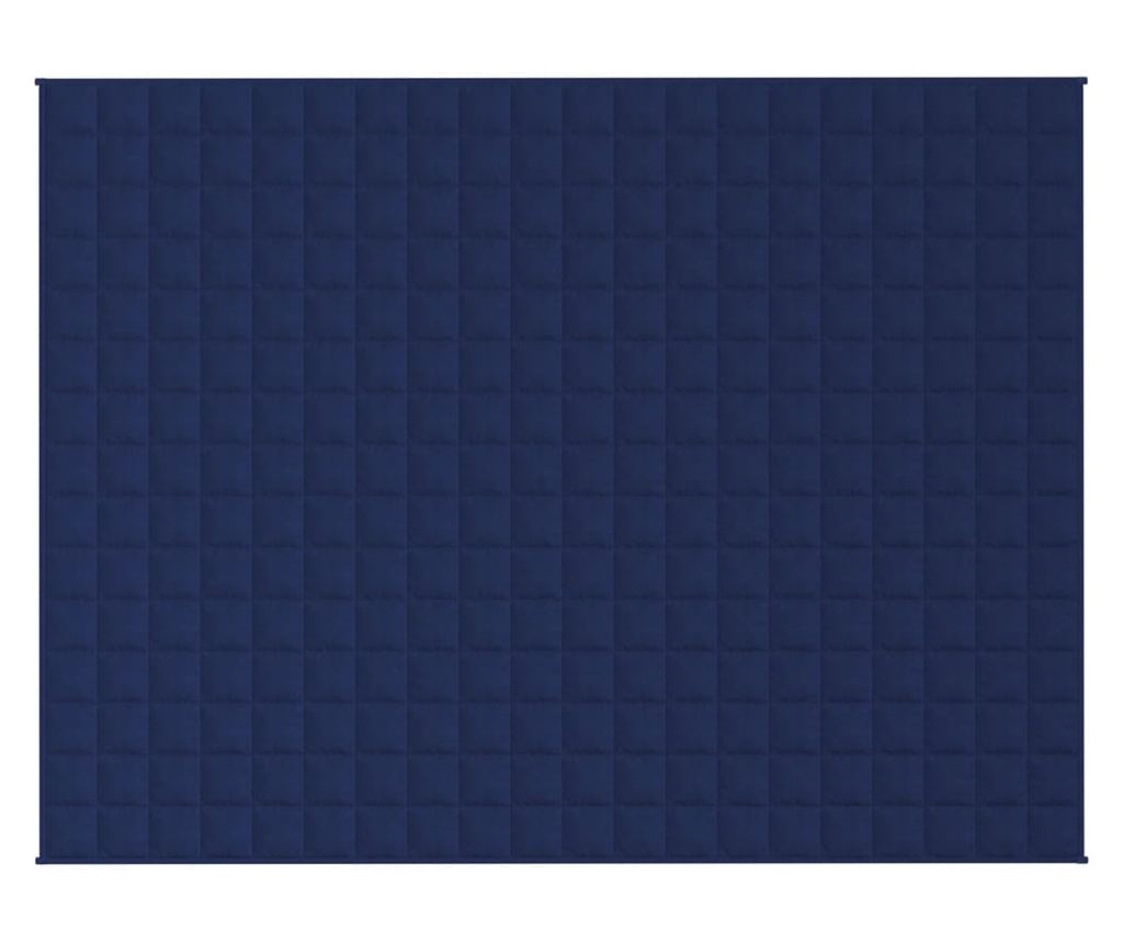 Утежечено одеяло, синьо, 152x203 см, 11 кг, текстил - 3