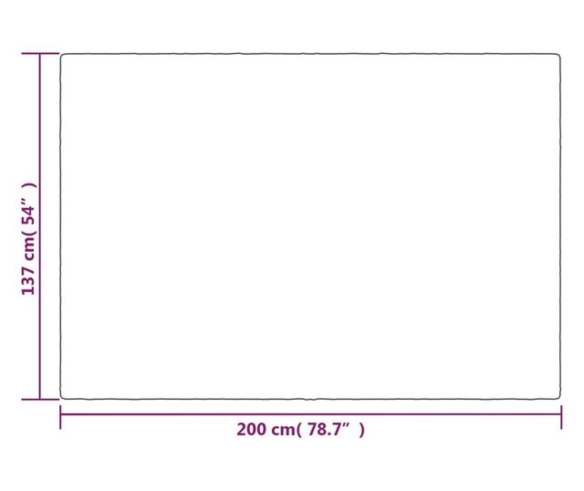 Утежелено одеяло с калъф, сиво, 137x200 см, 6 кг, текстил