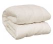Претеглено одеяло, светло кремаво, 122x183 см, 9 кг, текстил