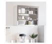 vidaXL Dulap bucătărie de perete cu rafturi, oțel inoxidabil