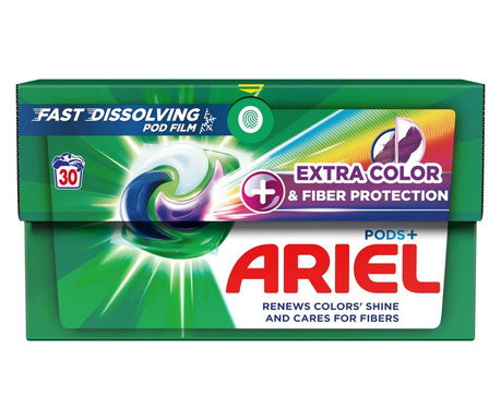 Ariel+ Extra Color & Fiber protection mosókapszula 30db (8001090802873)