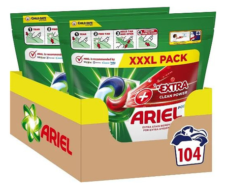 Ariel Extra Clean Power mosókapszula 104db (8700216023207)