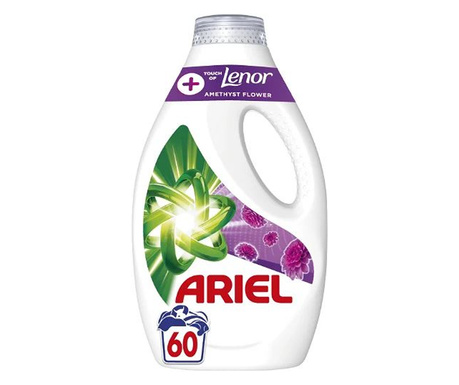 Ariel+ Touch Of Lenor Amethyst Flower mosógél 3 liter (8700216340489)