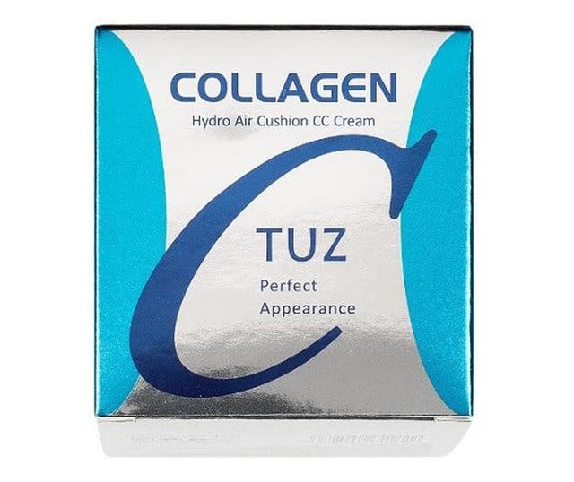 Alapozó, TUZ, kollagén, Hydro Air Cushion CC krém, 01 Ivory, 15 g
