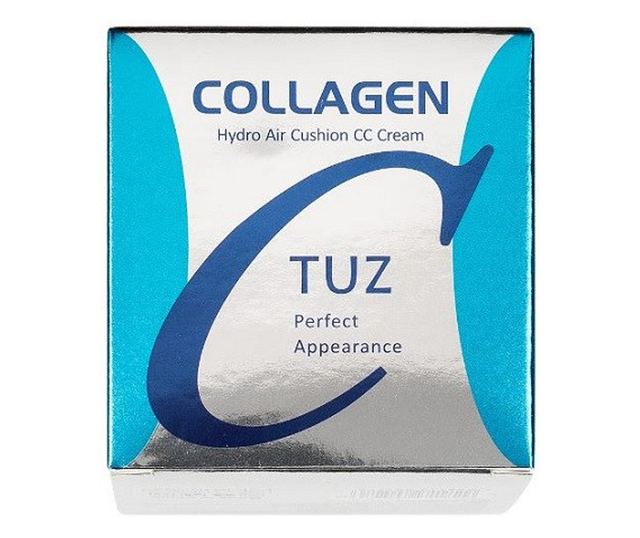 Alapozó, TUZ, kollagén, Hydro Air Cushion CC krém, 01 Ivory, 15 g