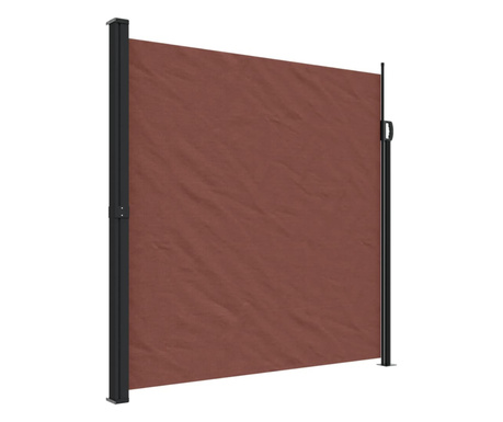 barna behúzható oldalsó napellenző 200 x 300 cm