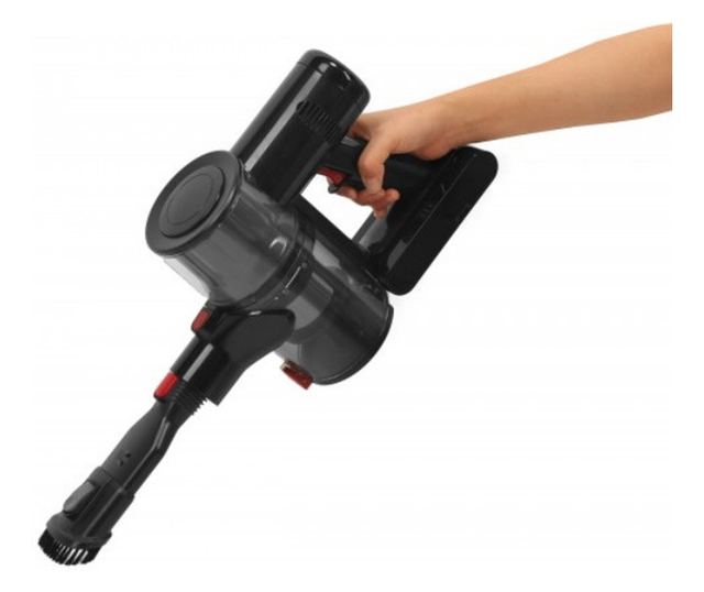 Aspirator wireless Oliver Voltz OV51001M, 150W, 2000mAh, 700ml, Braț casant, Ciclon, HEPA, Zgomot redus, Negru