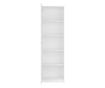 Dulap cu o Usa si 4 Polite, 200X45X45 cm, Culoare Alb din Pal de 18mm