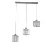Agora Lighting, KWARC, viseča svetilka, 3 x E27, krom, Š: 61 cm thumbnail 1