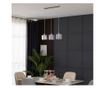 Agora Lighting, KWARC, viseča svetilka, 3 x E27, krom, Š: 61 cm thumbnail 4