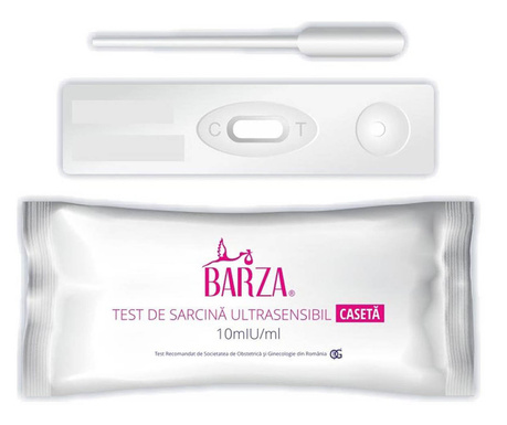 BARZA Card Ultra Sensitive, test de sarcina, caseta